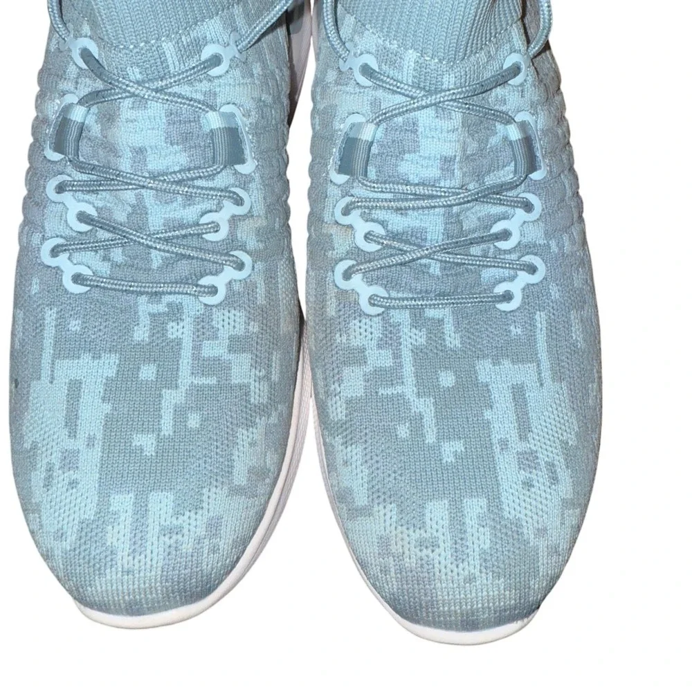 FootJoy Flex XP Womens 7.5 Blue Camo Golf Shoes Preppy Golfcore Country Club